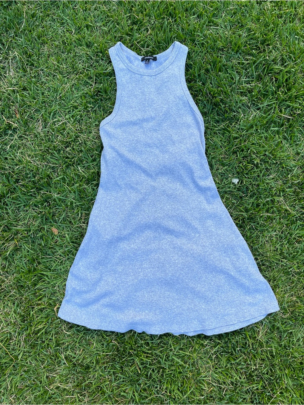 Ambiance Light Heather Blue Ribbed Tank Top